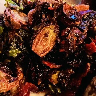 Baked Brussel sprouts.