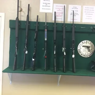 A few of the rifles in our inventory