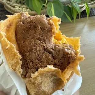 Bean and cheese burrito