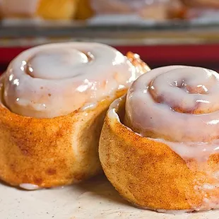 Indulgent Desserts, featuring cinnamon rolls, cheesecake bars, cookies, ice cream, and more.