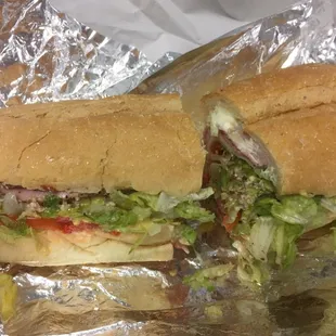 Italian cold cut sub