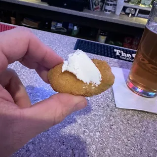 Jalapeño popper.  Not made in-house, but still pretty good.