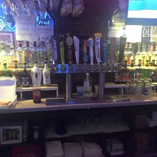 Excellent local beers on tap