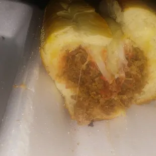 Pizza Steak Crossection