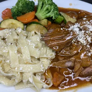 Pot roast with macaronada