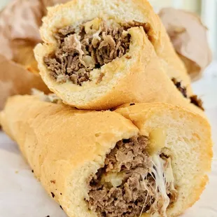 Whole steak and cheese