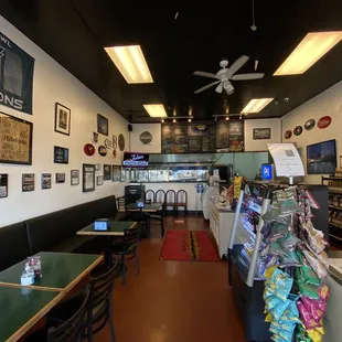 the inside of the restaurant