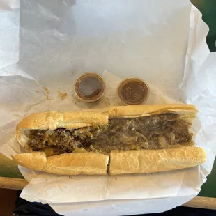 Philly cheesesteak but they forgot cheese