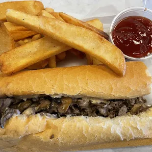 Mushroom Cheesesteak