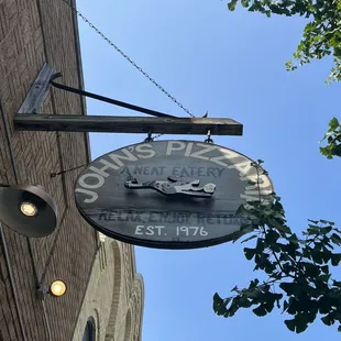a sign for a restaurant