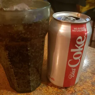 Diet coke.