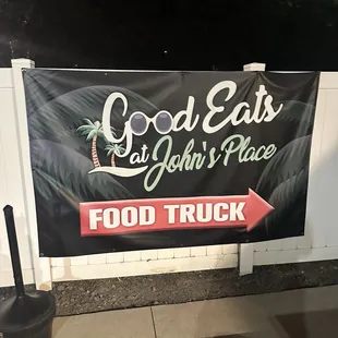 Good Eats sign.