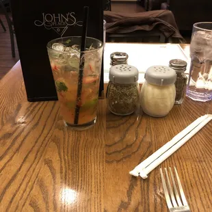 Strawberry mojito. Need a bit more alcohol