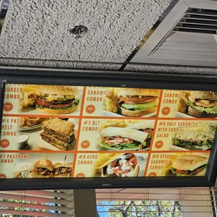 Not pictured on their main menu: Gyro combo