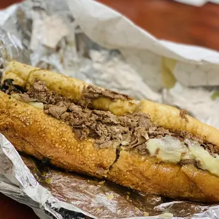 Steak Italiano w/spinach and provolone
