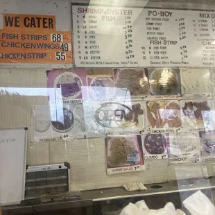 the menu