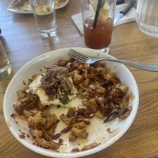 Texas Loaded potato skillet