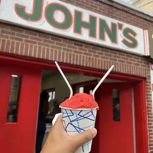 Cherry water ice (medium)