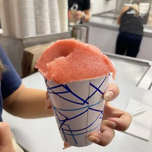 strawberry italian ice