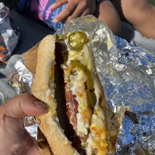 Beef Hot Dog! Sooo goood!!!