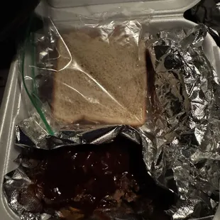 Suppose to be a brisket sandwich.