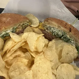 Roast beef sandwich was tasty.