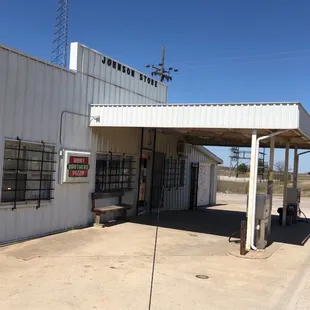 the outside of the building