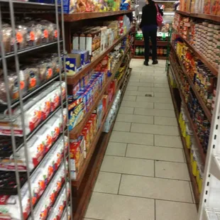 a grocery store aisle