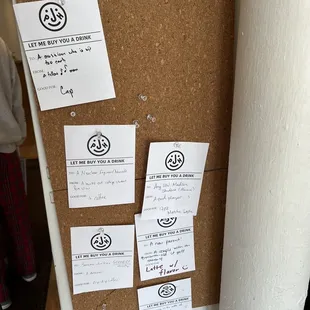Let me buy you a drink wall!