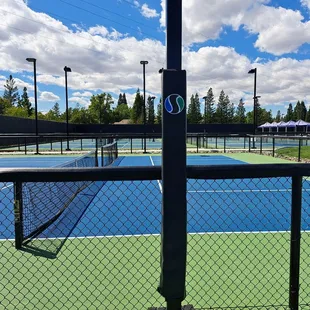 Pickleball courts at Johnson Ranch Sports Club South (pickleball complex)