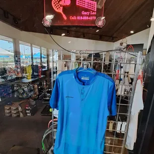 Pro Shop display window