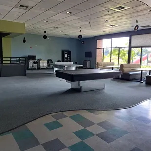 Kids Club inside South location has ping pong table, pool table, and outdoor playground.
