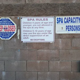 Spa rules