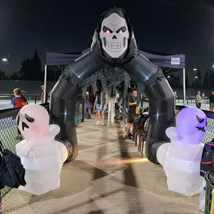 Friday Night Lights Halloween Pickleball Party on 10/20/23. All decked out for Halloween!