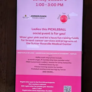 Johnson Ranch hosts pickleball tournaments. It's the largest pickleball complex in Northern California with 24 courts at the South location.