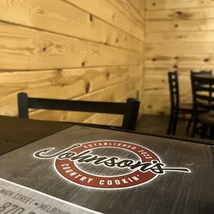 a pizza box on a table