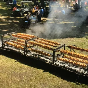 CATERING rotisserie chicken and pig