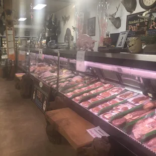 Full service meat counter