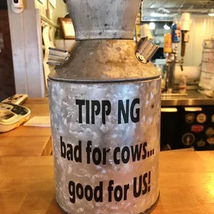 Tip jar