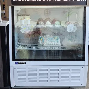 Birthday cake, ice cream pops, sundaes