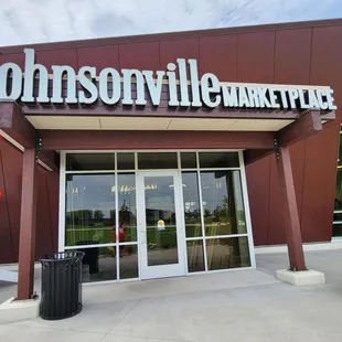 the front of the store