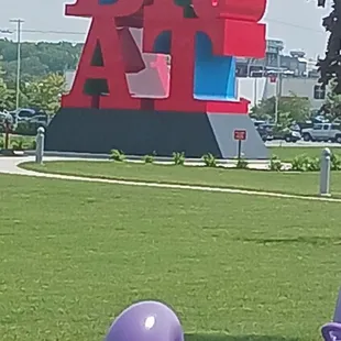 The jig giant in the yard.