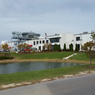 Large new buildings.