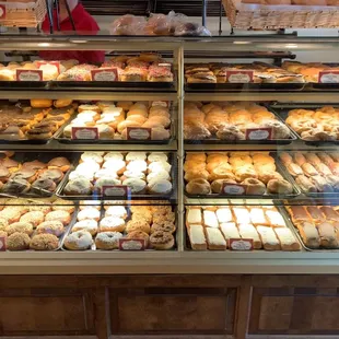 Saturday morning donut case