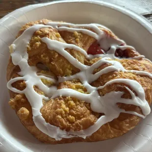 Cherry and cream cheese danish - delicious!
