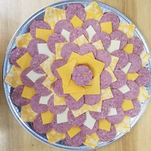 Custom cheese and sausage tray's. Pre-order only