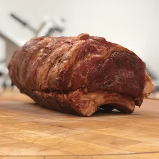 Bone In Prime Rib seasoned with  a Johnstown favorite! Prime rib rub.