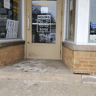 They don't make sandwiches even though it's on their front door?