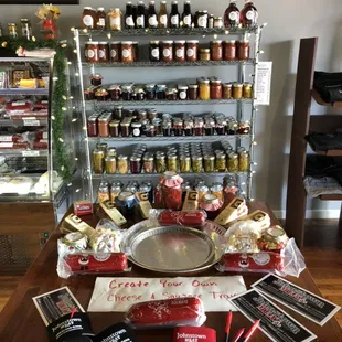 Wunberg Produce and delicate cheese.