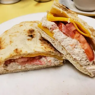 Tuna Melt on Pita
